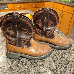 Justin Gypsy Women's Ankle Cowgirl Boots Size 6.5